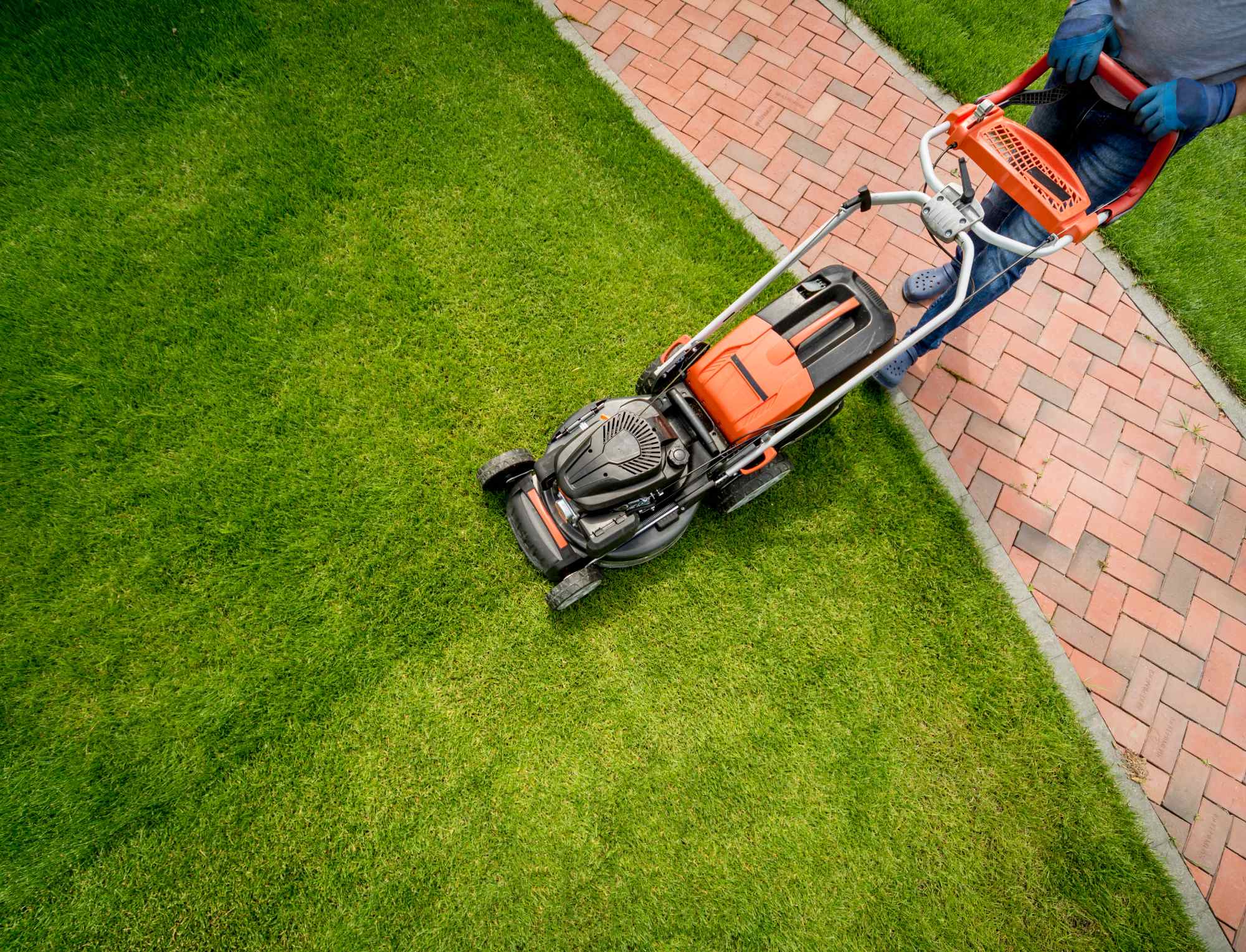 Lawn mowing